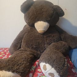 Giant Brown Stuffed Bear