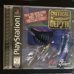 $10 PlayStation 1 Game, Critical Depth