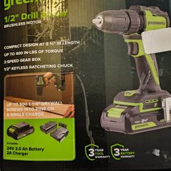 New In Box Cordless Drill With Battery & Charger 
