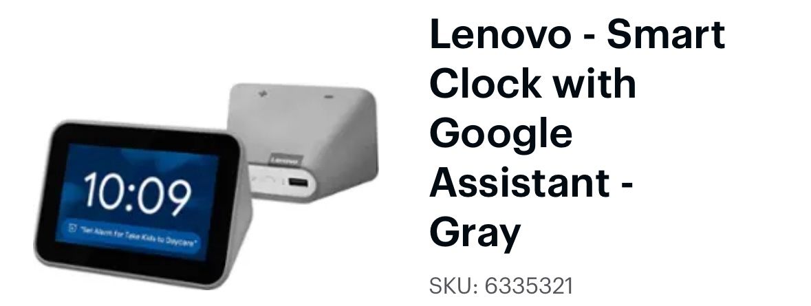 Lenovo Smart Clock