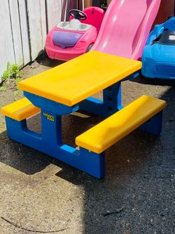 today's kids,  picnic table $45