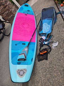 Body Glove Oasis 2 10' Inflatable Stand Up YOGA Paddle Board Package Home Ocean Sports & Fitness Water Sports Paddle Boards, Surfboards & Kayaks