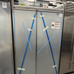 New Kitchen Aid Side By Side Built In 48” Refrigerator Panel Ready