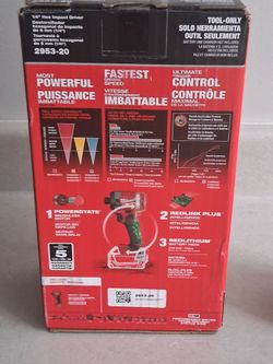 Brand new in the box 1 Milwaukee M18 Impact driver & 2 XC 5.0 Batteries