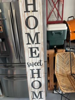 Home sweet home sign