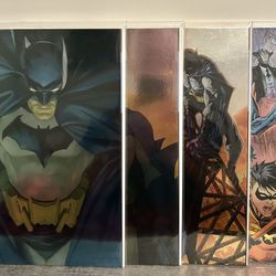 Batman #1 Blind Bag Foil Variants Lot of 4 - Lee, Quitely, Tedesco, Kubert NM