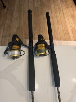 PAIR OF PENN SPINFISHER V 6500 OFFSHORE COMBOS