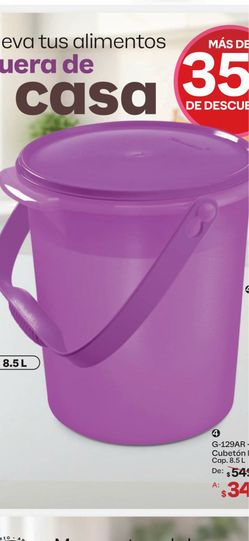 Cubeta de 8.5 Litros Nueva de Tupperwere
