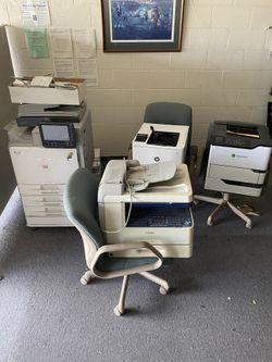 Ricoh MP300SR, HP M607, Lexmark B2865, Canon MF6550 Printers All 4 For $200