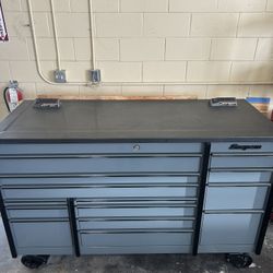 Snap On 72" 14-Drawer Triple-Bank Masters Series Bed Liner Top with PowerDrawer and SpeeDrawer