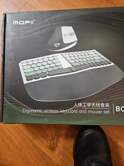 BOMI Ergonomic Wireless Keyboard and Mouse Ser