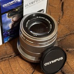 M4/3 Olympus Lens 45mm F1.8
