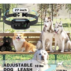 Dog Bark Collar,Anti Bark Training Collar, Auto-Mubic E-Collar with Shock or No Shock Models for Large, Medium, Small Dogs