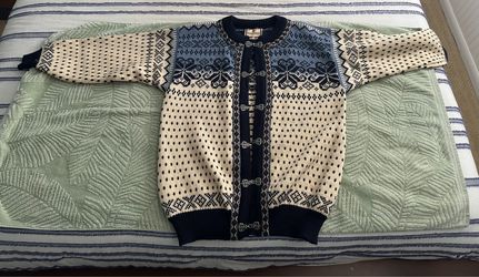 Nordic Fair Isle Knit Cardigan Sweater