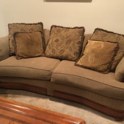 Sofa, Love Seat And Coffee Table