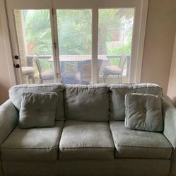 3 Person Couch / Sofa - Light Blue 
