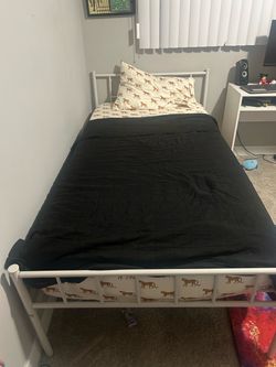 2 while metal twin beds $80 for both