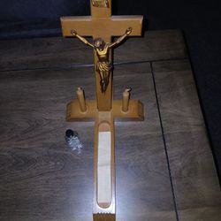 Sick Call Cross With Holy Water
