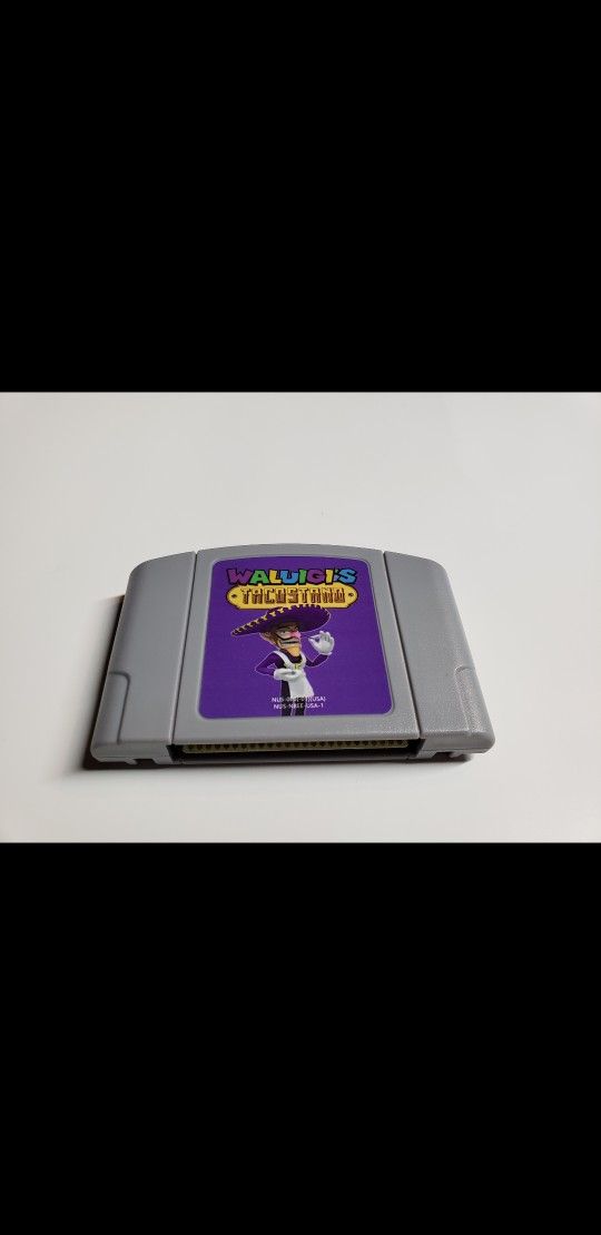 Waluigis Taco Stand For N64 Nintendo 64 Game