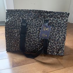 Leopard Medium Tote NWT
