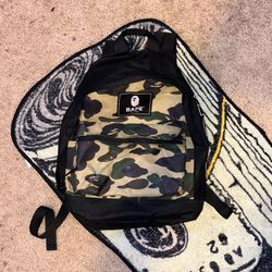 Original Bape Backpack - (Black/Green/Tan)