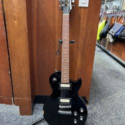 Epiphone Les Paul Reissue Electric Guitar – Black – Plays Fine – With Damage