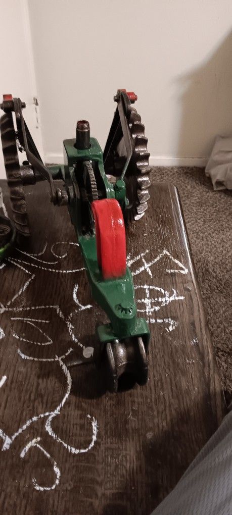 Cast Iron Tracter Sprinkler. SEARS BRAND.