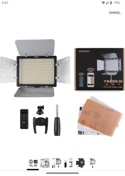 Led Camera Video Light Nikon Cannon Samsung