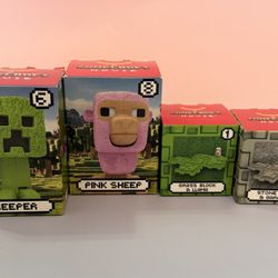 New Mcdonalds 2025 A Minecraft Movie Happy Meal Toy’s. Set of 4 Unused.