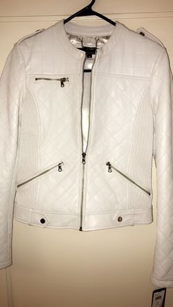 Wilsons White Leather Ladies Jacket