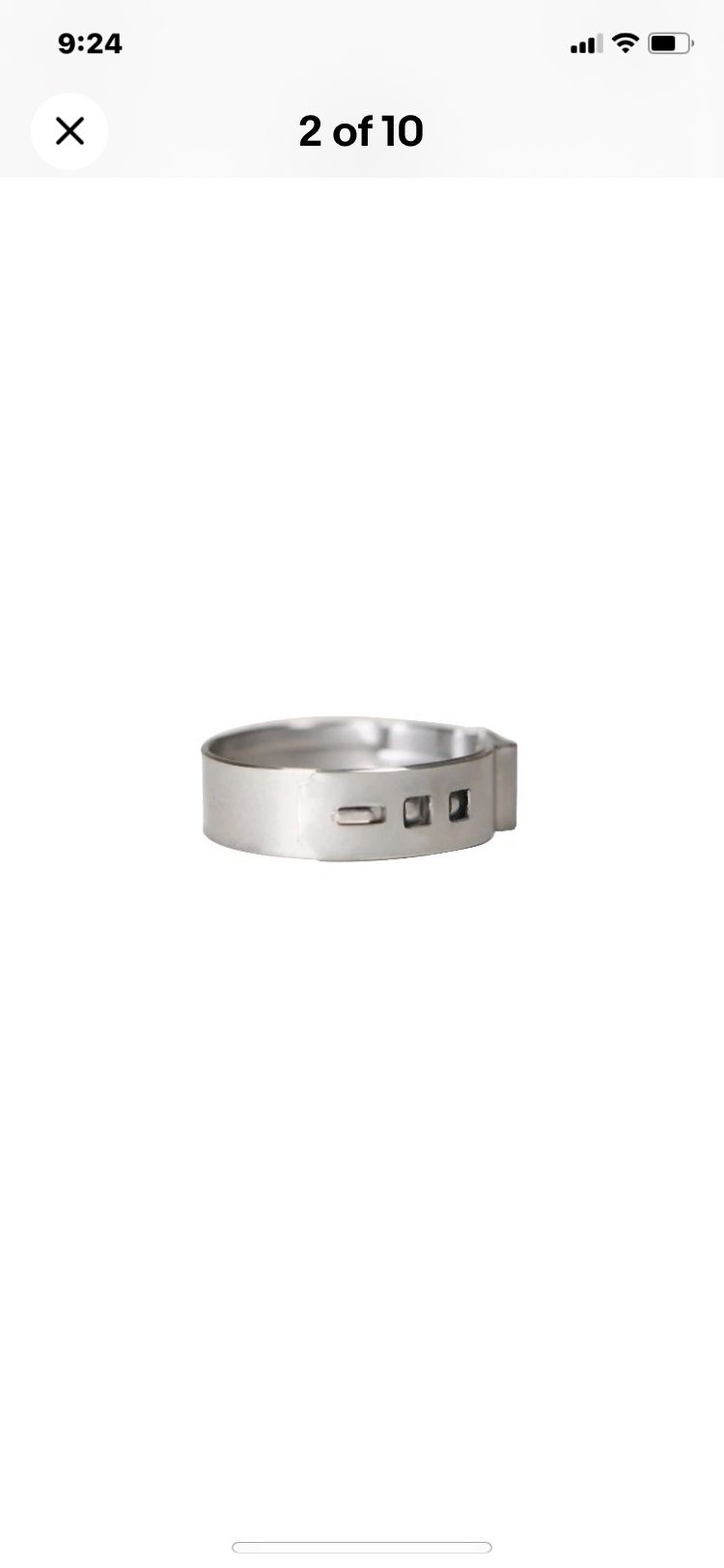 100 Pieces 1 Inch PEX Cinch Clamp Rings, 304 Stainless Steel PEX Crimp Rings,