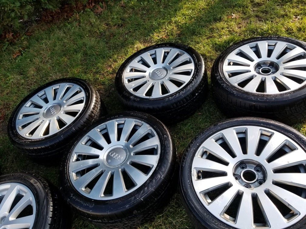 19" audi rims and tires