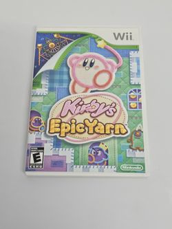 Kirby's Epic Yarn Nintendo Wii Game 
