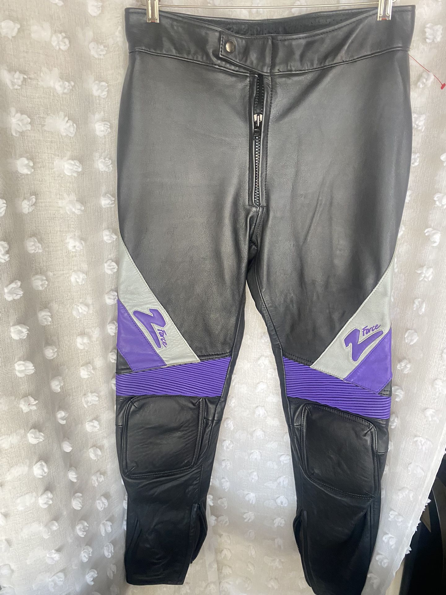 NEW SOFT LEATHER BIKER PANTS