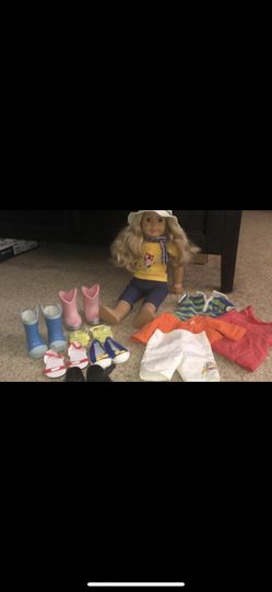 American Girl Doll with accessories
