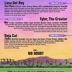 I Need A Chella Weekend 2 Ticket 