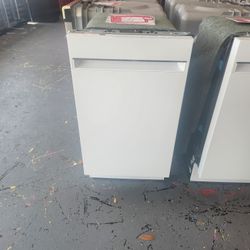 Ge Profile 18 Inch Built In Dishwasher White PDT145SGLWW
