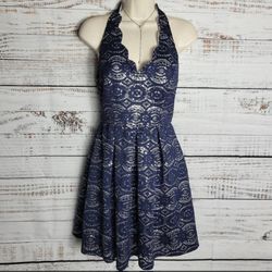 B Darlin Lace And Sequins Dress