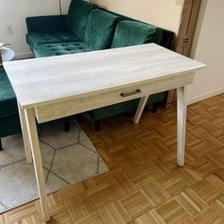 Modern Wood Desk with Drawer