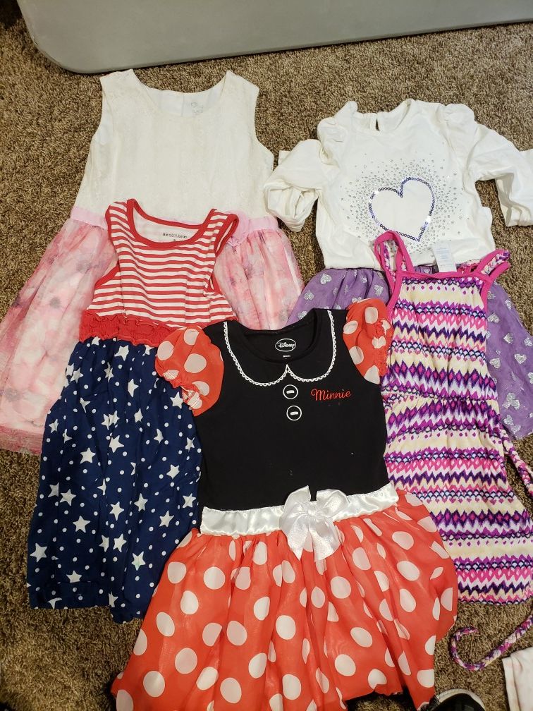 Girls Size 5 Dresses and Skirt Set