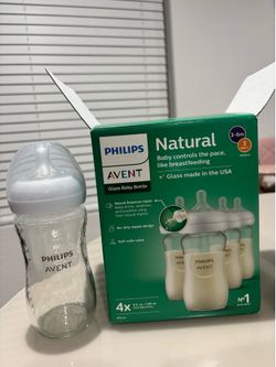 Philips Avent glass bottles - LIKE NEW!