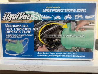 Brand new LiquiVac for $5,