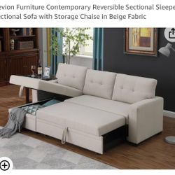 Sectional Beige Sofa 