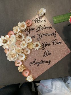 Graduation cap topper