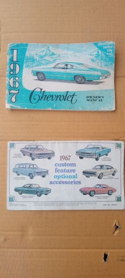 1967 owners Guide & Options Bookletn