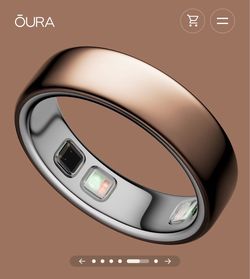 Oura ring size 7 deep rose