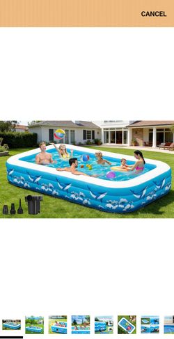 130x72 inch inflatable pool