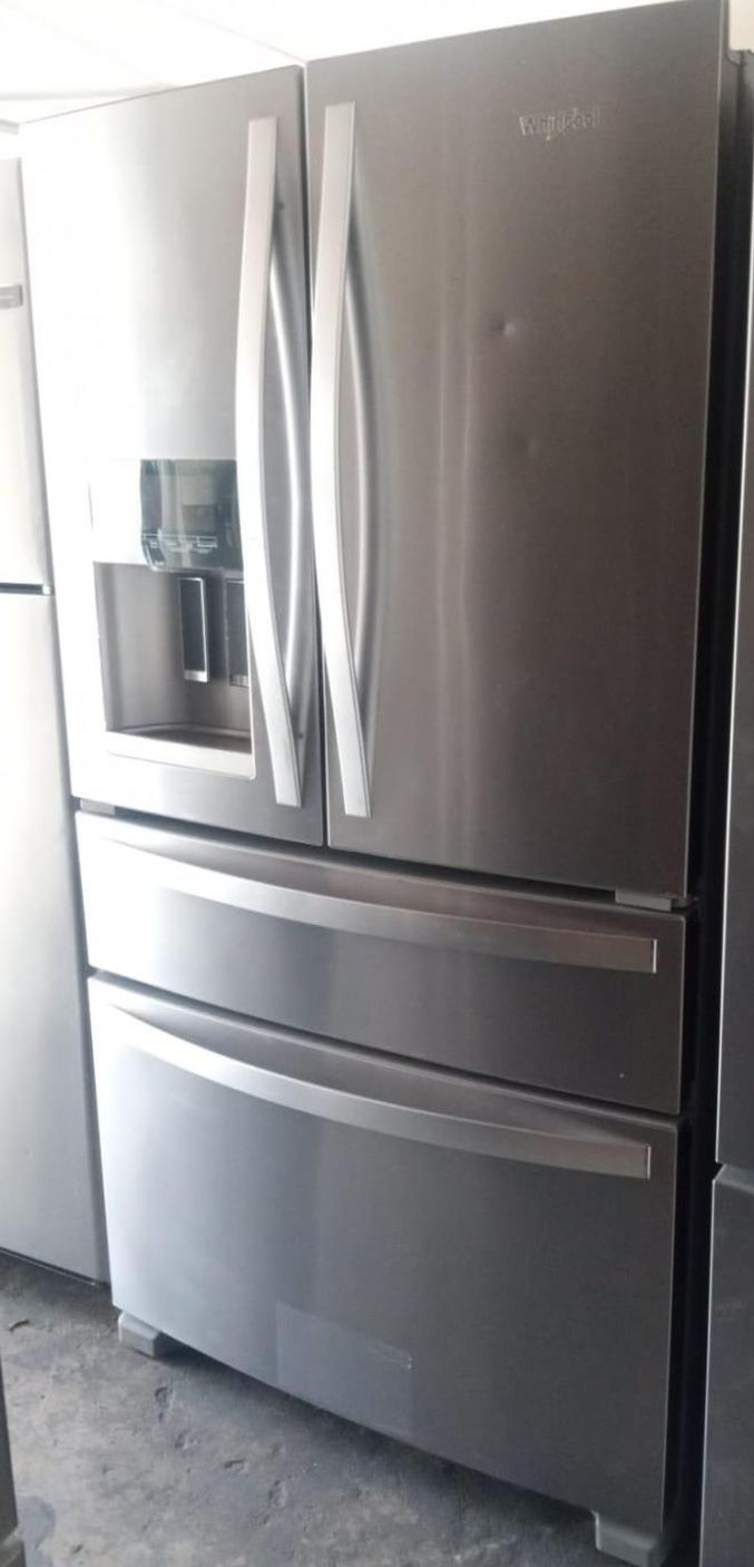 Whirlpool 4 Door Stainless Steel Refrigerator Fridge
