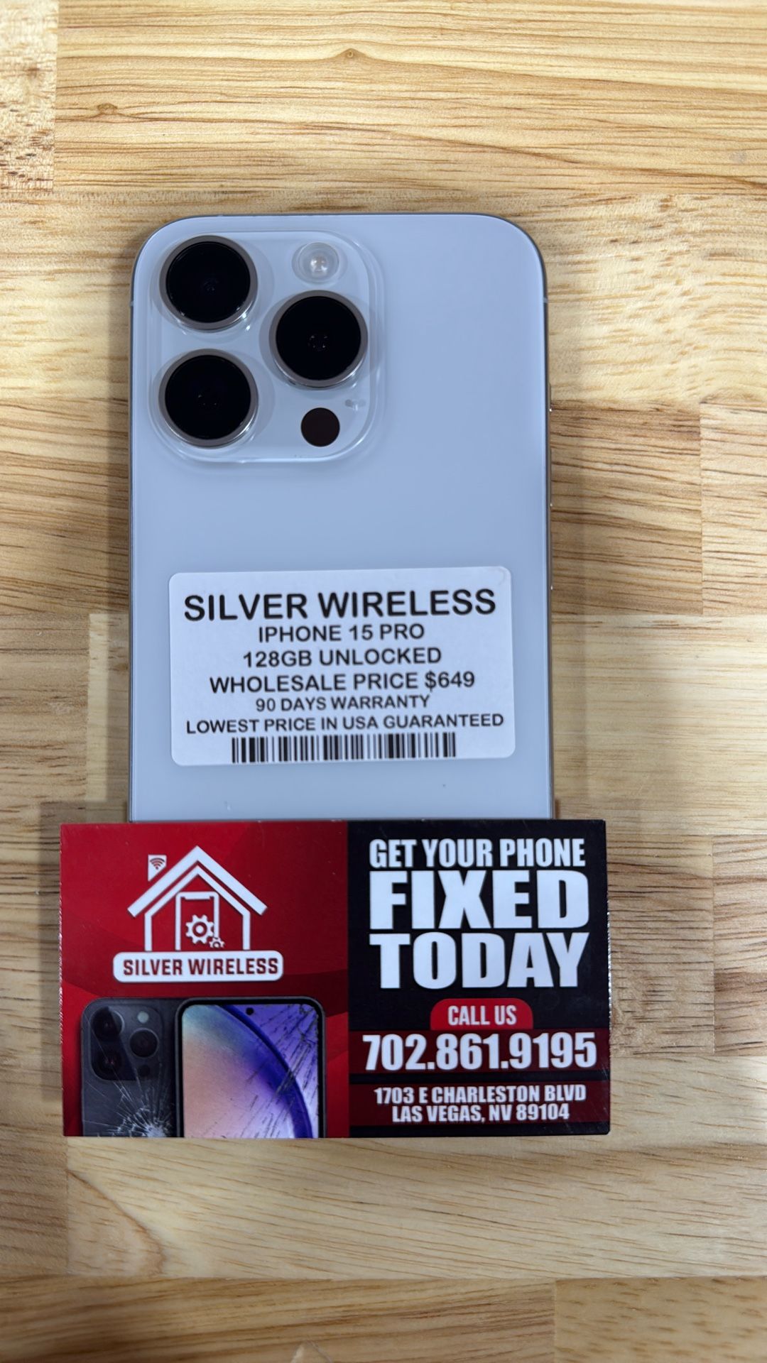 iPhone 15Pro / 128GB / Unlocked