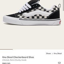 Vans Knu Skool Checkerboard Shoe